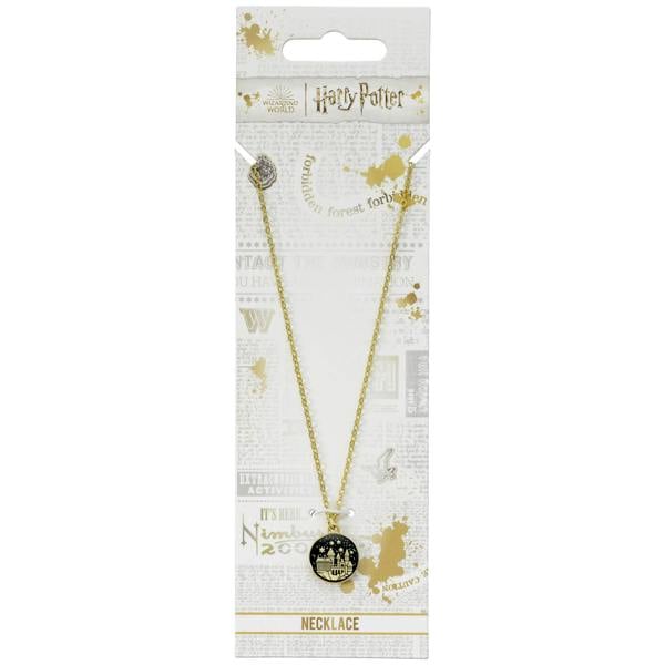 The Carat Shop Harry Potter Gold Tone Hogwarts Castle Necklace