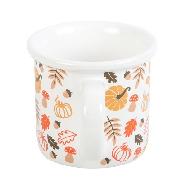 Serano Autumn Leaves and Pumpkins Mug