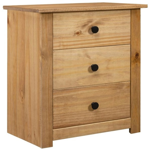 Berkfield Bedside Cabinet 46x40x57 cm Pinewood Panama Range