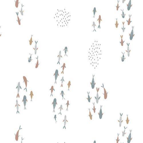 Lulujo - Changing Mat / Crib Fitted Sheet - Fish