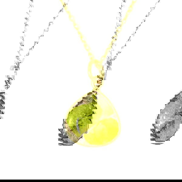 18ct Gold Vermeil Plated Peridot Necklace