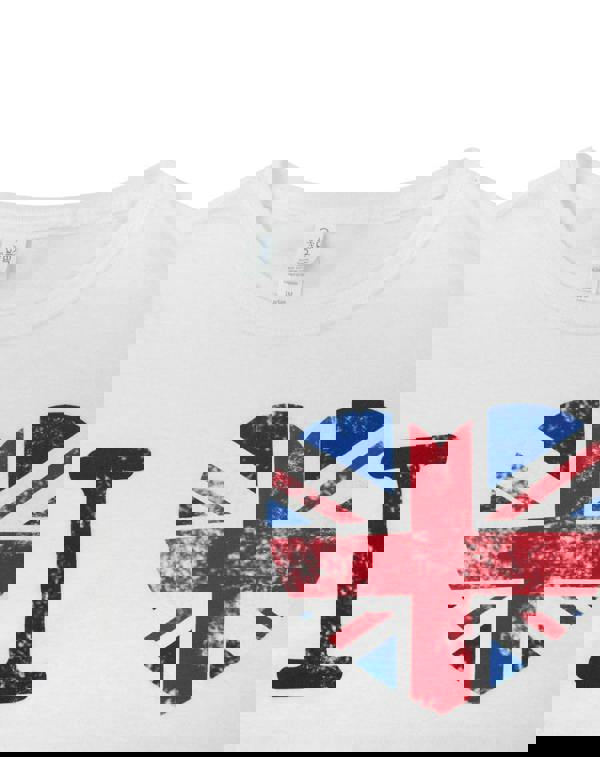 I Love London Womens White I Love London Text Short Sleeved T-Shirt