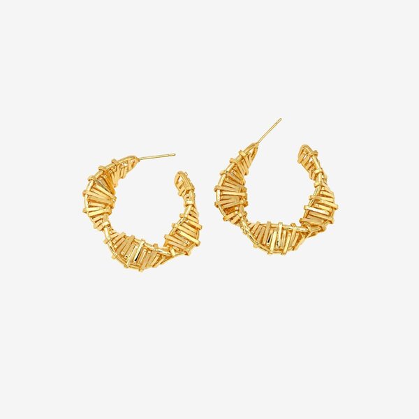 Uchi & Soto Kin Sculptural Hoop Earrings