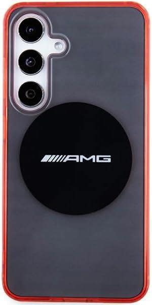 Mercedes AMG Bicolor Transparent Hard Case with MagSafe for Samsung Galaxy S24 6.2" Black - AMHMS24S23HBCK