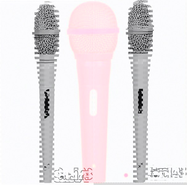 Mr Entertainer Soundlab Dynamic Vocal Microphone With Lead in Pink
