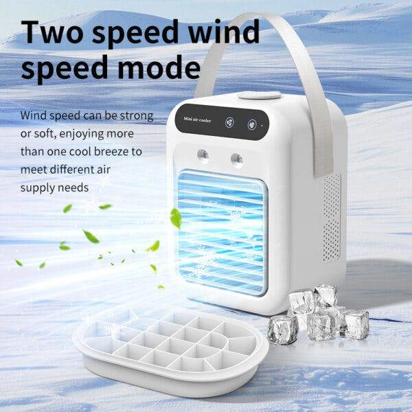Leaper Portable Desktop Air Cooler Fan with Water Cooling