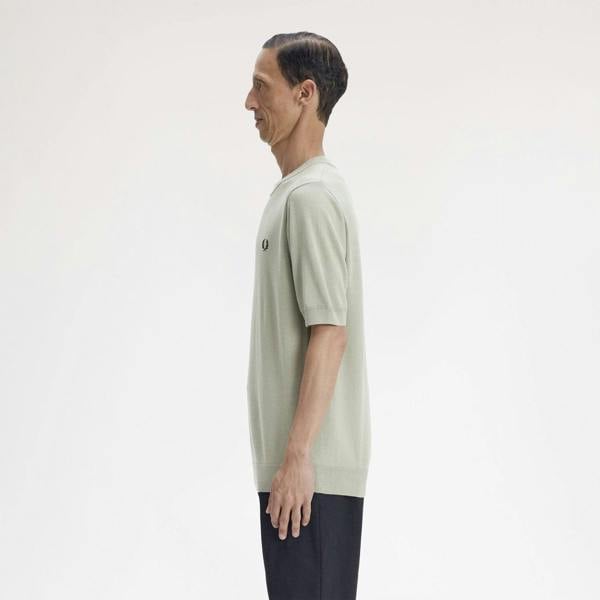 Fred Perry Cotton Knitted T-Shirt