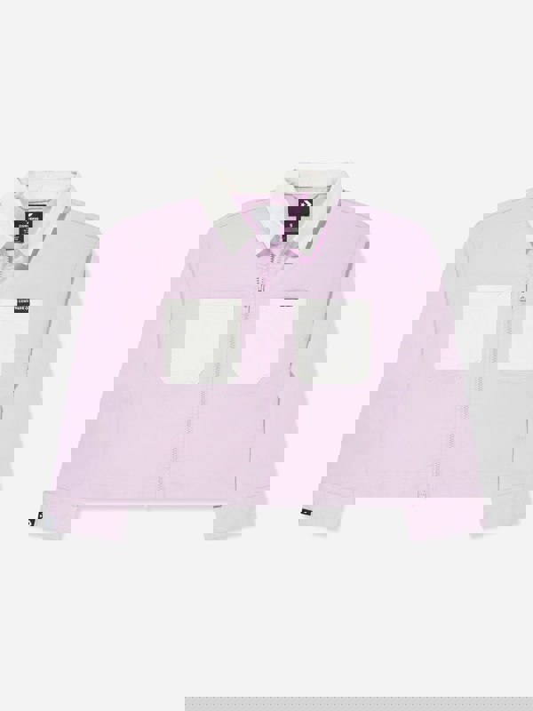 Converse Girls Colourblock Zip Up Jacket in Purple