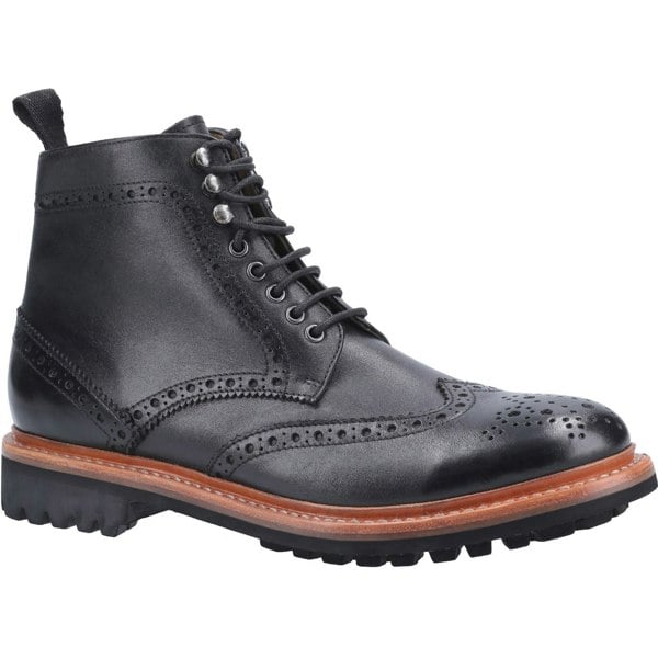 Cotswold Rissington Commando Goodyear Welt Men's Boots in Black