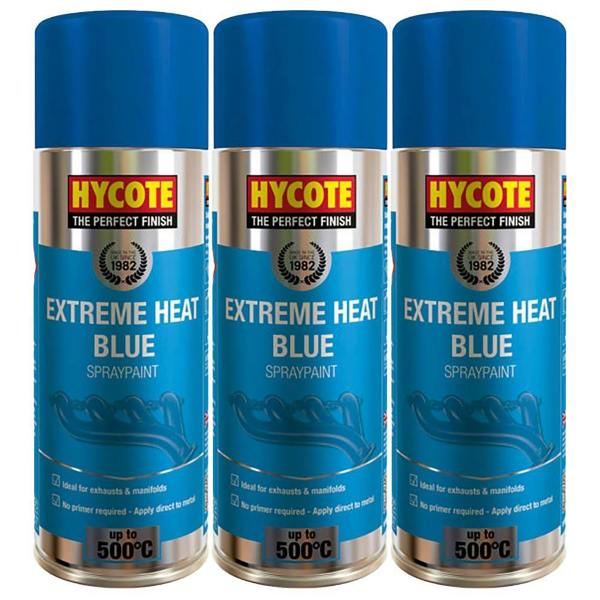 Hycote 3X Hycote Extreme Heat Blue Spray Paint 400ml