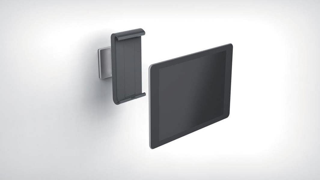 Durable Universal Aluminium Tablet Holder iPad Wall Mount | Lockable & Rotatable