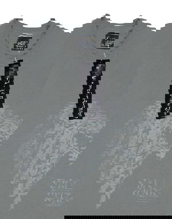 Game of Thrones Mens Grey Short Sleeved T-Shirt