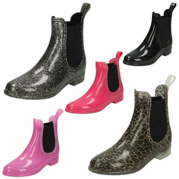 Spot On Girls Spot On Ankle Wellington Boots