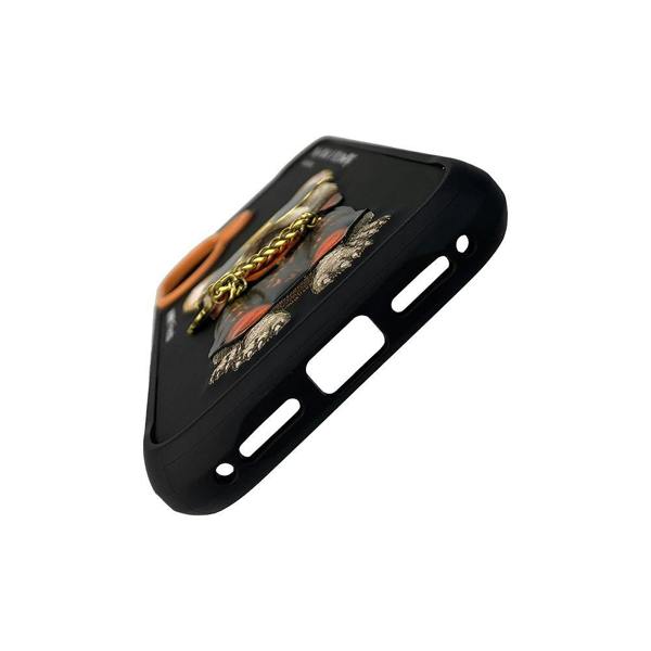 Nimmy Friends Nimmy Glasses Cool Dog Case with MagSafe for iPhone 17 6.3" Black Orange - N-YJ-IP17-01