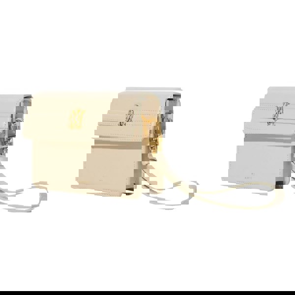 Amiri Calf "MA" Small Clutch Alabaster Bag One Size