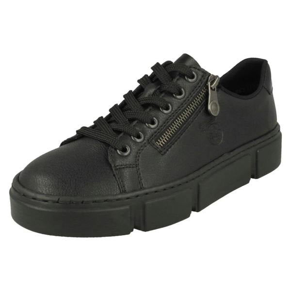 Rieker Ladies Sneakers By Rieker Lace Up Trainers N59L1