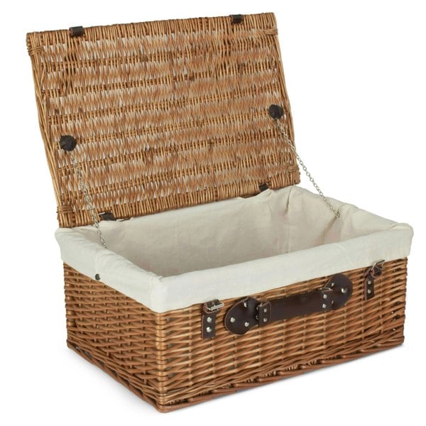 Wicker Picnic Baket with Lining