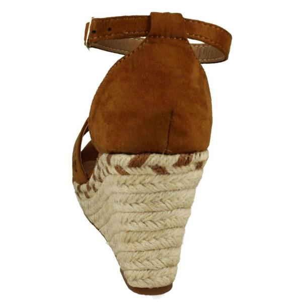 Savannah Ladies Savannah Wedge Open Toe Summer Sandals