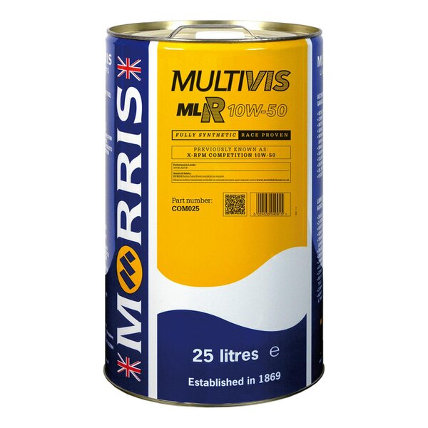 MORRIS Multivis MLR 10W-50 Fuly Synthetic Racing Engine Oil API SN / CF - 25L