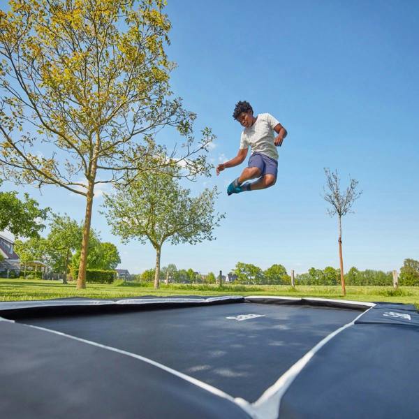 10ft x 7ft Salta Royal Baseground Black Rectangular Trampoline