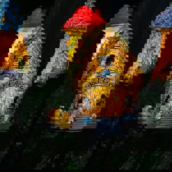 Leaper Solar-Powered Resin Cartoon House Ground Lights