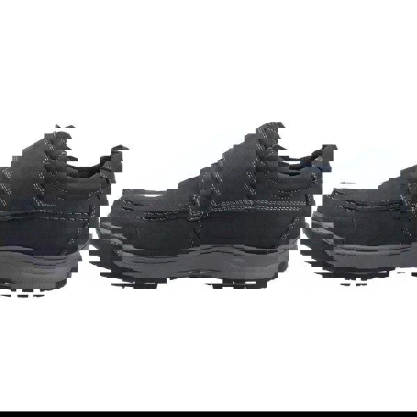 Hush Puppies Casper Touch Fastening Men's Shoes in Navy Nubuck