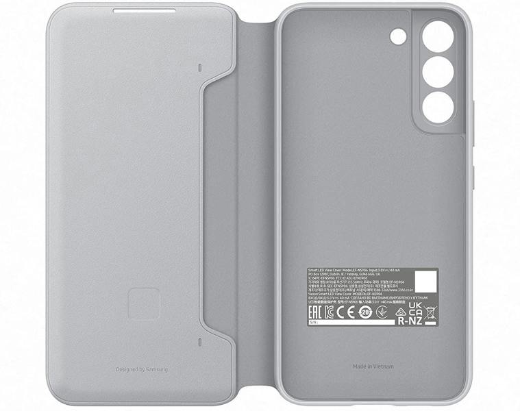 Samsung Galaxy S22 Plus Smart LED View Cover Grey - EF-NS906PJEGEW