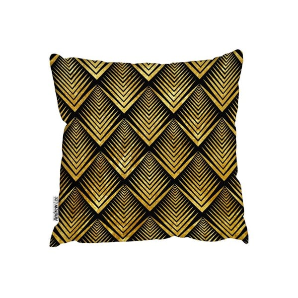 Benjamin Tate Design Golden art deco (Outdoor Cushion)