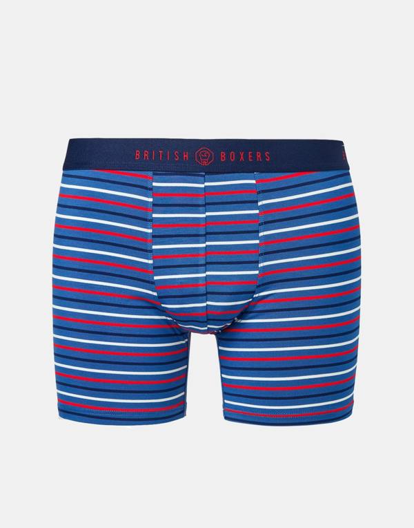 British Boxers Men's Bamboo Stretch Trunk – Westminster Stripe