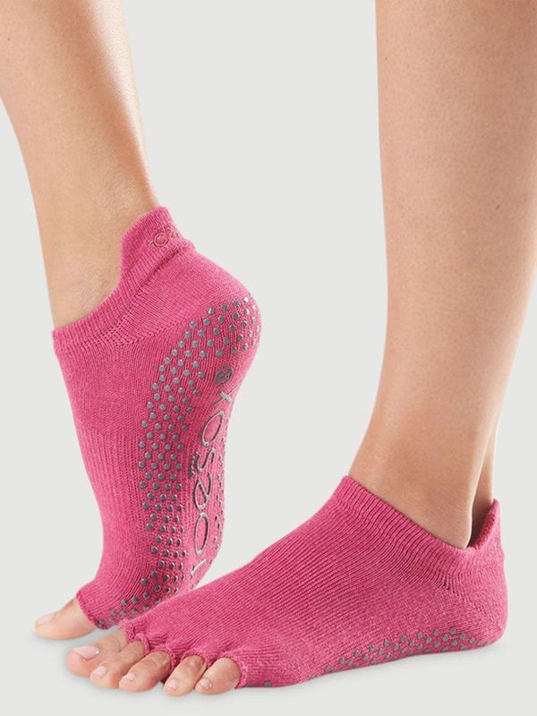 ToeSox Low Rise Half Toe Women's Yoga Grip Socks