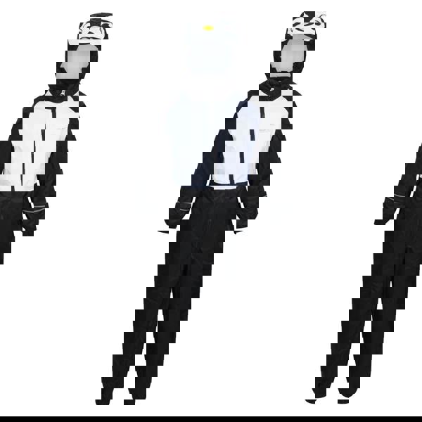 Regatta Childrens/Kids Mudplay III Penguin Waterproof Puddle Suit - Black