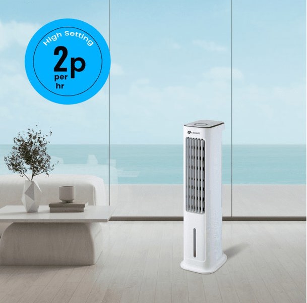 PureMate 6L Portable Air Cooler with 4 Operating Modes, Timer & Remote Control