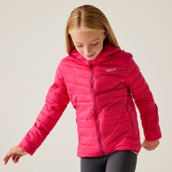 Regatta Childrens/Kids Hillpack III Hooded Jacket - Pop