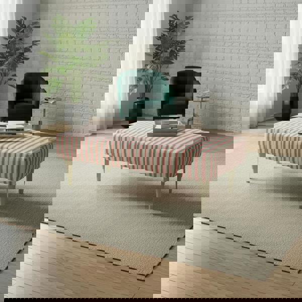 ISTOOLS Painterly Collection Long Footstool – Designer Abstract Upholstered Bench for Modern UK Homes