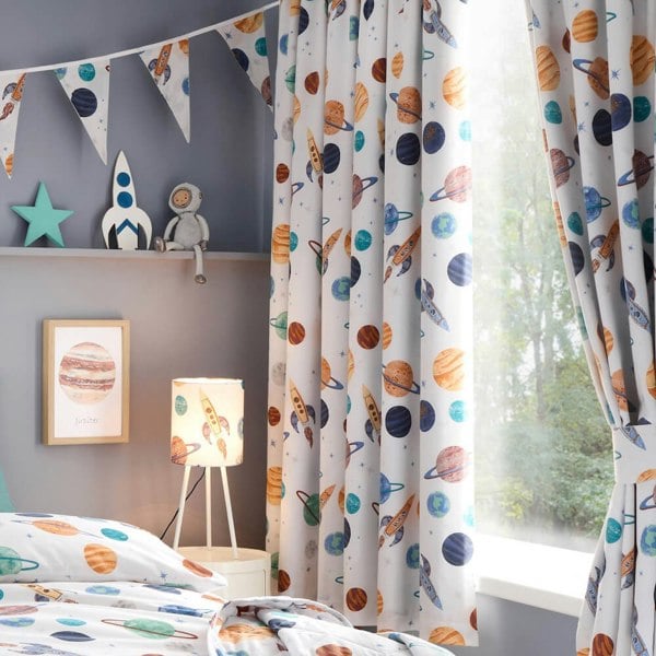 Cosmic Thermal Blackout Curtains - Happy Linen Company