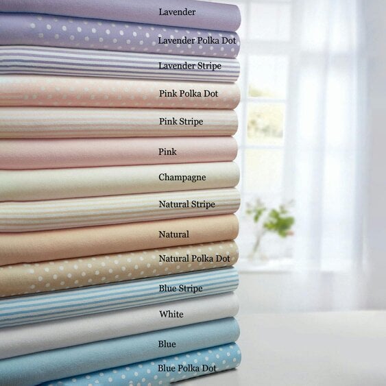 Scotts of Stow Plain Brushed Cotton Fitted Sheet