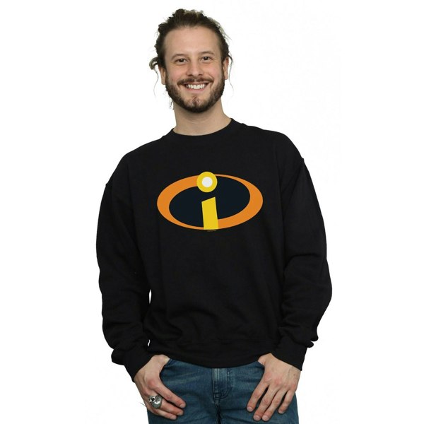 Disney Mens The Incredibles Costume Logo Sweatshirt - Black