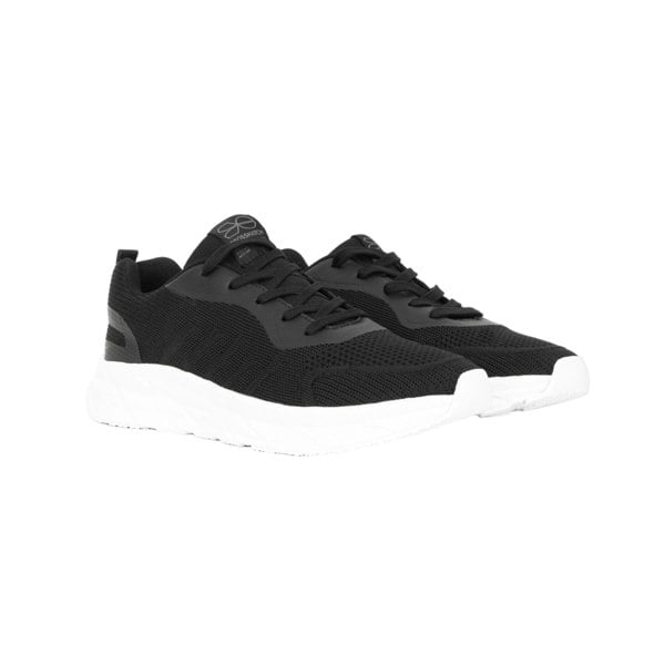 Crosshatch Mens Lennart Trainers - Black/White