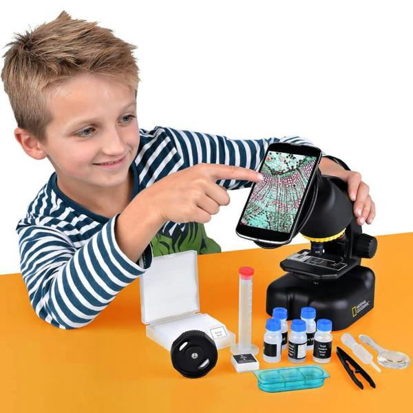 National Geographic 40-640x Microscope With Smartphone Adapter