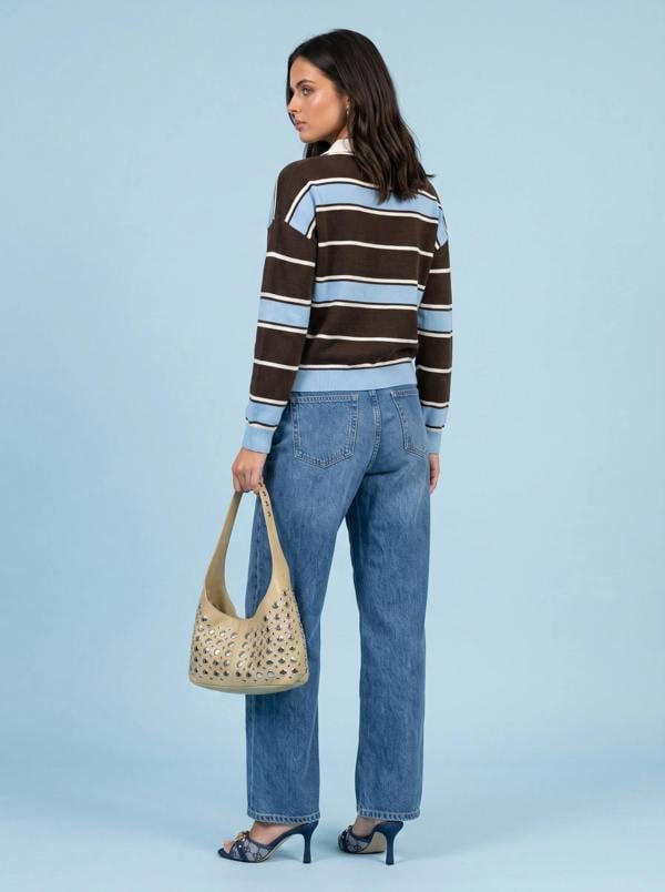 Urban Bliss Wool Blend Stripe Jumper