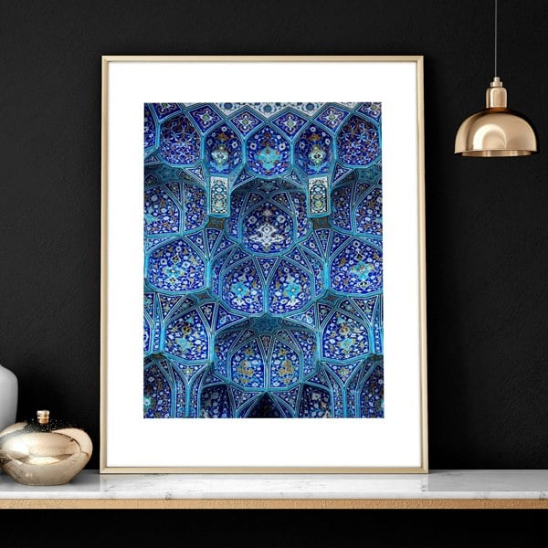 Geometry Islamic Art | set of 3 bedroom wall art