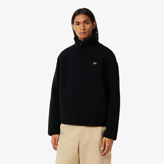 Lacoste BH8672 High Neck Sherpa Jacket