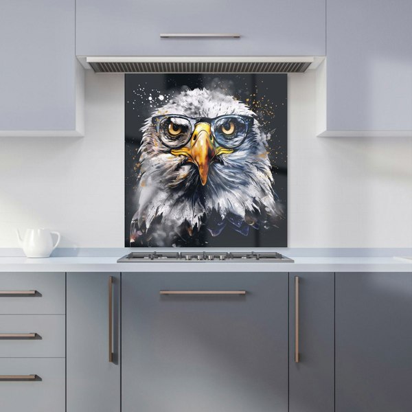 Warren Reed - Designer Eagle In Glasses Splashart Kitchen Splashback