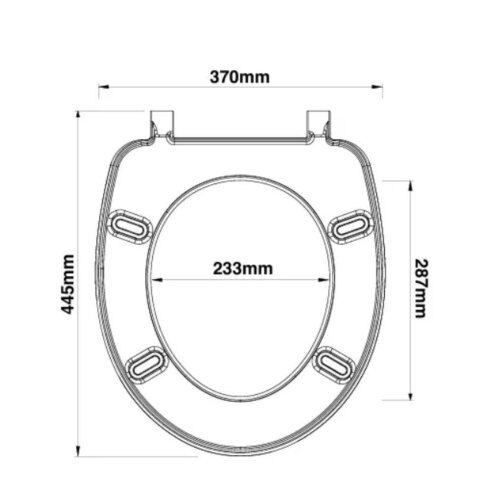 Blue Canyon Hamish the Highland Cow Soft Close Toilet Seat