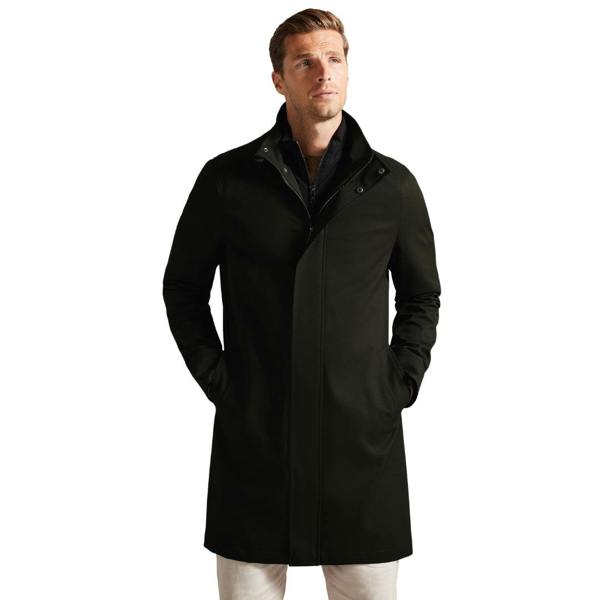 Ted Baker MMO EROLSON Nylon Funnel Neck Coat 1
