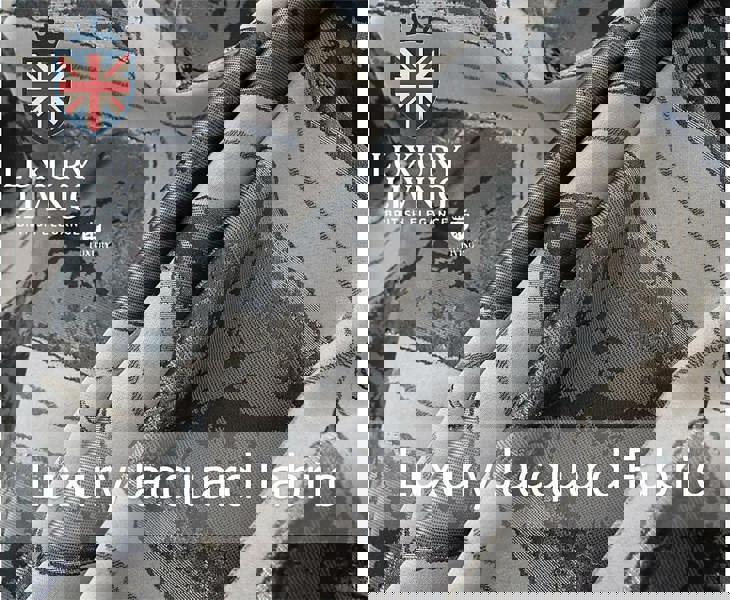 Luxury Living Luxury Diamond Jacquard Metallic Fully Lined Ring Top Curtains