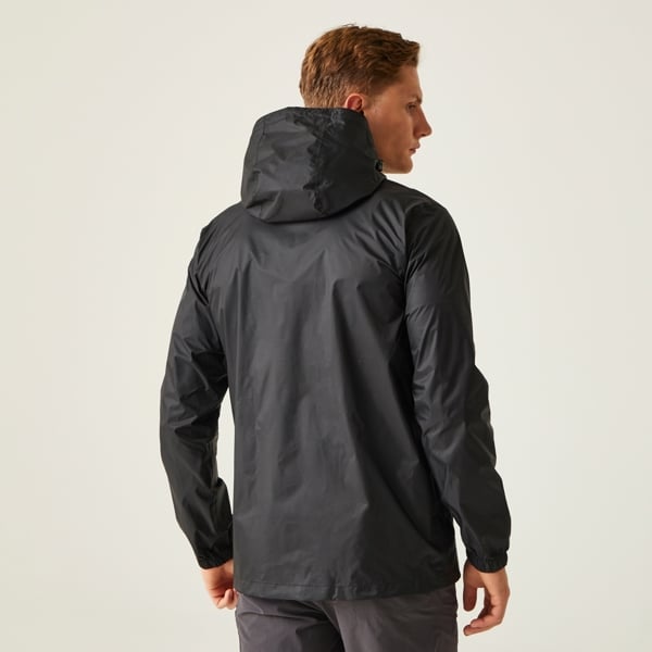 Regatta Men's Pack It III Waterproof Pack Away Jacket - Black