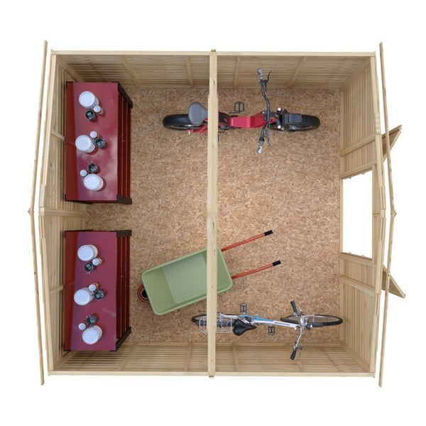 Shire Overlap Double Door No windows 10x10 Economy Storage Shed