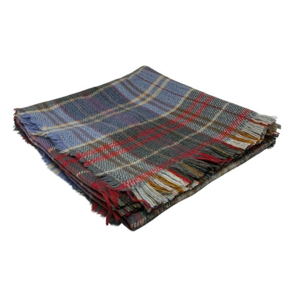 Able2 Wool Blanket - Blue and Green