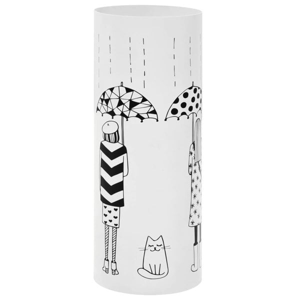 Berkfield Umbrella Stand Women Steel White